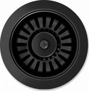 Zlewozmywak GraniteQ READY- SMART CZARNY zlewozmywak granitowy 1-k z/o (62x44x17,5) + bateria z elastyczną wylewką very black + dozownik very black + syfon very black 7
