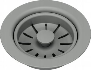 Zlewozmywak GraniteQ CHRISTIAN 136 XL zlewozmywak granitowy 1-komorowy szary (78x45x18,5) z zaślepką i odpływem szarym (komora 45x38 cm) 4