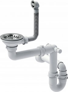 Zlewozmywak GraniteQ Quadron | KURT 110 | kuchenny zlewozmywak granitowy BIAŁY | wymiary: 59,5 x 50 x 21,5 cm | akcesoria: syfon, dozownik, deska, Qmata | 1-komorowy wpuszczany | podbudowa szafki: od 60 cm 8