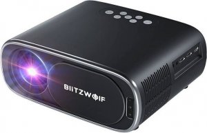 Projektor Blitzwolf Rzutnik / Projektor LED BlitzWolf BW-V4 1080p, Wi-Fi + Bluetooth (czarny) 1