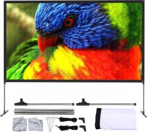 Ekran do projektora Blitzwolf Przenośny ekran projekcyjny BlitzWolf BW-VS6 80"/100" 7