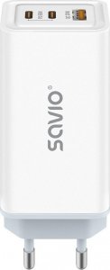 Ładowarka Savio Ładowarka sieciowa USB GaN 65W, Quick Charge 4.0, Power Delivery 3.0, LA-07 1