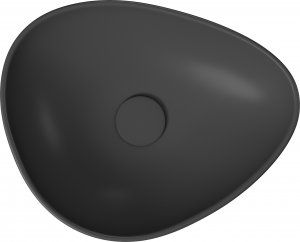 Umywalka Cersanit nablatowa Moduo 45 nieregularna Antracyt mat (K116-105) 3