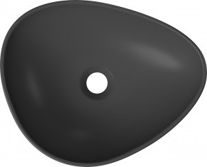 Umywalka Cersanit nablatowa Moduo 45 nieregularna Antracyt mat (K116-105) 4