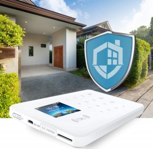 Heckermann Alarm GSM Heckermann Protector TS-G20 Tuya BOX + Tabliczka + SIM 3