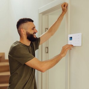 Heckermann Alarm GSM Heckermann Protector TS-G20 Tuya BOX + Tabliczka + SIM 5