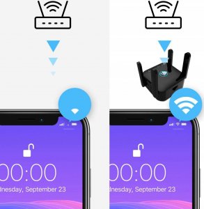 Access Point Signaflex Range extender repeater WiFi Signaflex LV-AC24 2