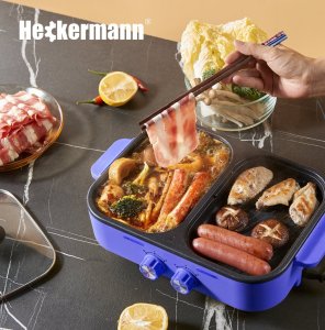 Grill elektryczny Heckermann Kuchenka elektryczna do grillowania Heckermann R40-1 1300W 2