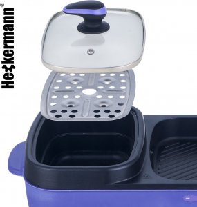 Heckermann R40-2 Grill turystyczny elektryczny 1600 W 6