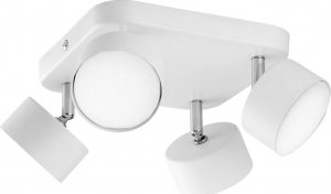 Lampa sufitowa Heckermann Lampa punktowa LED Heckermann 8795318A Biała 4x głowica 6