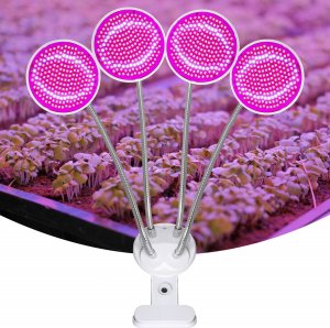 Lampa wisząca Heckermann Zestaw 4x Żarówka LED plant Heckermann 200LED 18WLED - 20W + Uchwyt 5