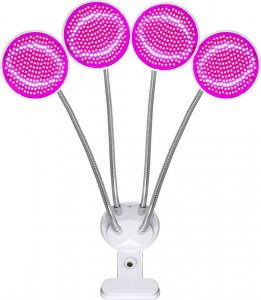 Lampa wisząca Heckermann Zestaw 4x Żarówka LED plant Heckermann 200LED 18WLED - 20W + Uchwyt 9