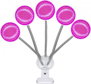 Lampa wisząca Heckermann Zestaw 5x Żarówka LED plant Heckermann 200LED 18WLED - 20W + Uchwyt 9