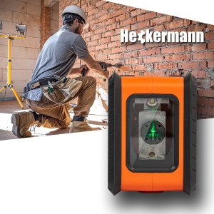 Heckermann Zestaw Poziomica laserowa Heckermann XRX010 v.2 + Tripod 15