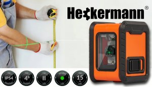 Heckermann Zestaw Poziomica laserowa Heckermann XRX010 v.2 + Tripod 2