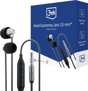 Słuchawki 3MK Wired Earphones Jack 3,5 mm 2