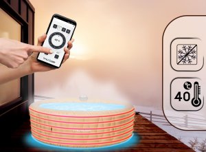 Jacuzzi ogrodowe Thunder Latte 205 cm x 65 cm 13