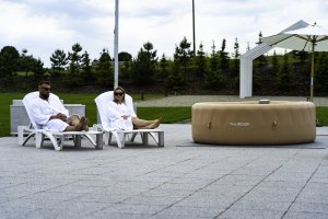 Jacuzzi ogrodowe Thunder Latte 205 cm x 65 cm 9