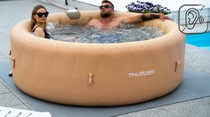 Jacuzzi ogrodowe Thunder Latte 205 cm x 65 cm 10
