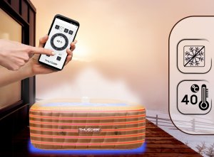 Jacuzzi ogrodowe Thunder BREVE 185 cm x 65 cm 13