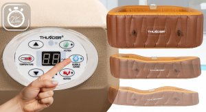Jacuzzi ogrodowe Thunder BREVE 185 cm x 65 cm 14