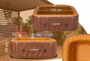 Jacuzzi ogrodowe Thunder BREVE 185 cm x 65 cm 2