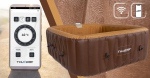 Jacuzzi ogrodowe Thunder BREVE 185 cm x 65 cm 7