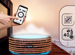 Jacuzzi ogrodowe Thunder Lava 195 cm x 65 cm 13