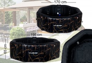 Jacuzzi ogrodowe Thunder Lava 195 cm x 65 cm 2