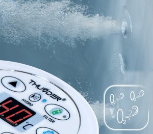 Jacuzzi ogrodowe Thunder Lava 195 cm x 65 cm 10