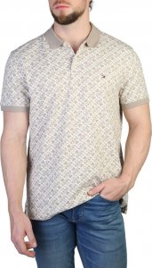 Tommy Hilfiger Koszulki polo marki Tommy Hilfiger model MW0MW30806 kolor Brązowy. Odzież Męskie. Sezon: Wiosna/Lato L 1