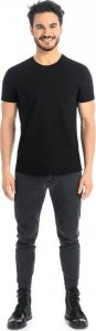 Luca T-shirt męski bawełniany Luca czarny Czarny M 3