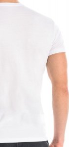 Luca T-shirt męski bawełniany Luca biały Biały L 5