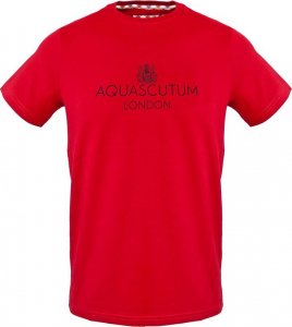 Aquascutum T-shirty marki Aquascutum model TSIA126 kolor Czerwony. Odzież Męskie. Sezon: Wiosna/Lato M 1