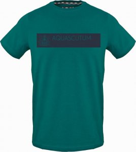 Aquascutum T-shirty marki Aquascutum model TSIA117 kolor Zielony. Odzież Męskie. Sezon: Wiosna/Lato M 1