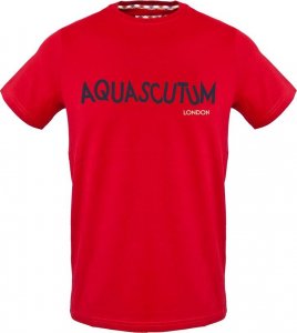 Aquascutum T-shirty marki Aquascutum model TSIA106 kolor Czerwony. Odzież Męskie. Sezon: Wiosna/Lato S 1