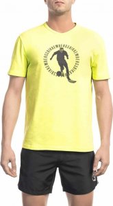 Bikkembergs T-shirty marki Bikkembergs Beachwear model BKK1MTS02 kolor Zółty. Odzież Męskie. Sezon: S 1