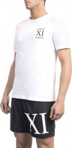 Bikkembergs T-shirty marki Bikkembergs Beachwear model BKK1MTS05 kolor Biały. Odzież Męskie. Sezon: M 1