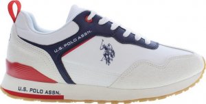U.S. Polo BIAŁE MĘSKIE BUTY SPORTOWE W NAJLEPSZEJ CENIE US POLO USA: 9, UK: 8.5 1
