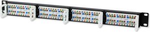 Techly Patch panel 19" 1U 24x RJ-45 Cat.5E UTP (022861) 2