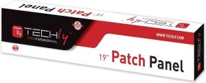 Techly Patch Panel 1U UTP 16x RJ45 Cat6 Czarny (22885) 3