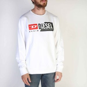 Diesel Bluzy marki Diesel model S-GIRK-CUTY kolor Biały. Odzież Męskie. Sezon: Wiosna/Lato L 1