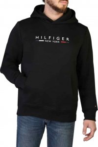 Tommy Hilfiger Bluzy marki Tommy Hilfiger model MW0MW29301 kolor Czarny. Odzież Męskie. Sezon: Wiosna/Lato S 1