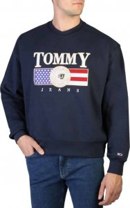 Tommy Hilfiger Bluzy marki Tommy Hilfiger model DM0DM15717 kolor Niebieski. Odzież Męskie. Sezon: Wiosna/Lato M 1