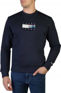 Tommy Hilfiger Bluzy marki Tommy Hilfiger model DM0DM15704 kolor Niebieski. Odzież Męskie. Sezon: Wiosna/Lato S 1