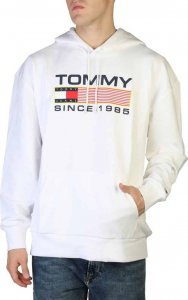 Tommy Hilfiger Bluzy marki Tommy Hilfiger model DM0DM15009 kolor Biały. Odzież Męskie. Sezon: Jesień/Zima S 1