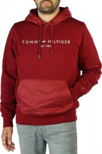Tommy Hilfiger Bluzy marki Tommy Hilfiger model MW0MW25894 kolor Czerwony. Odzież Męskie. Sezon: Jesień/Zima S 1