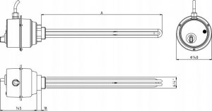 Eliko Grzałka GRBT 3x4,0 U6/4 2