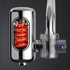 Przepływowy podgrzewacz wody Heckermann Przepływowy elektryczny podgrzewacz wody Heckermann WM-005 3kW 7