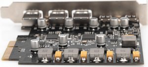 Kontroler Digitus USB 3.1 PCIe - 2x USB C / 3x USB A 3.1 G en.2 10Gbps, Chipset ASM1142 3
